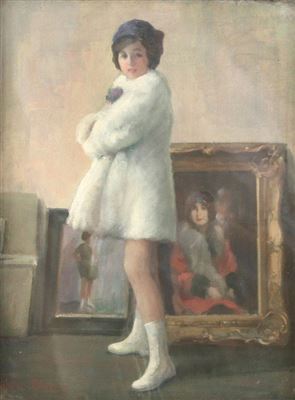 THE WHITE FUR COAT