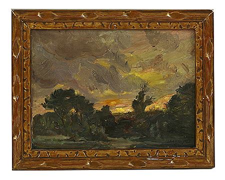LANDSCAPE SKETCH AT SUNSET