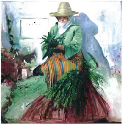 Sample artwork by Faissal Ben Kiran (Born 1975), known for paintings - View similar artists and auction records