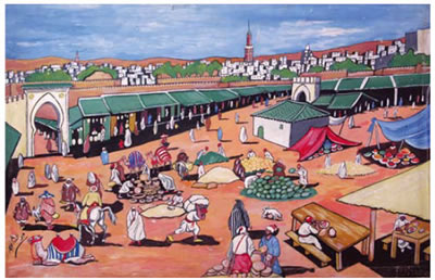 Tanger by Abdeuchafi Ahriz - Auction record, sale price, and art valuation. Compare with similar artists and explore comparable artworks.