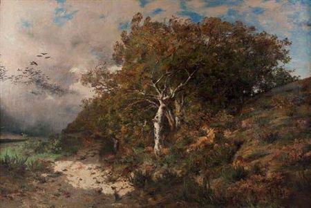 Sample artwork by Léon Germain Pelouse (1838 - 1891), known for landscape painting - View similar artists and auction records