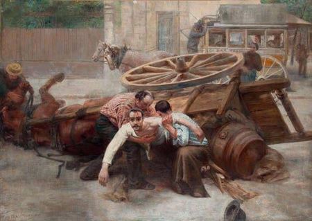 L'accident by Jean Louis Gintrac - Auction record, sale price, and art valuation. Compare with similar artists and explore comparable artworks.
