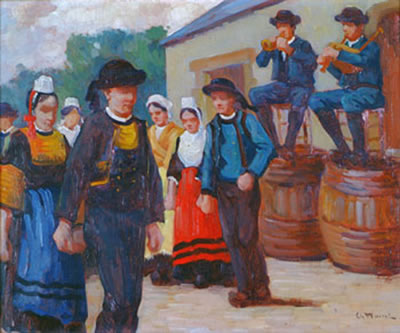Scène bretonne by Alexandre Mairet - Auction record, sale price, and art valuation. Compare with similar artists and explore comparable artworks.