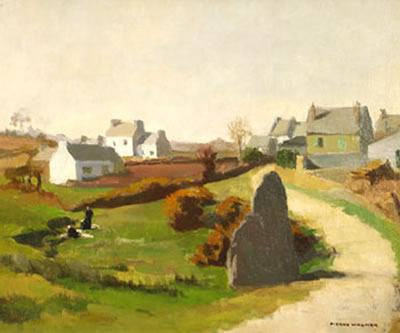 Le menhir, Tréboul by Pierre Frederic Wagner - Auction record, sale price, and art valuation. Compare with similar artists and explore comparable artworks.