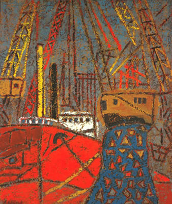 Les docks by Jean Claude Edouard - Auction record, sale price, and art valuation. Compare with similar artists and explore comparable artworks.