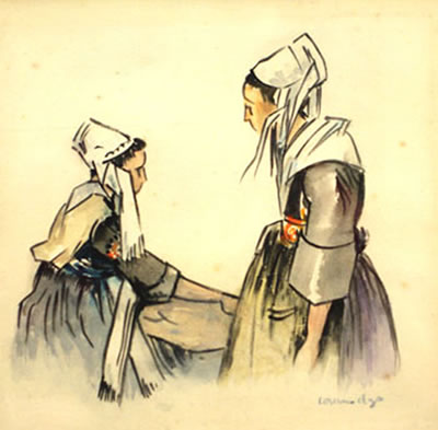 Deux bretons, Plougastel