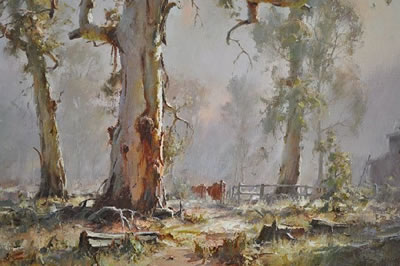 Cattle Beneath the Trees