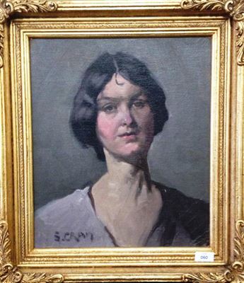 Portrait of Sybil Craig: Self-portrait