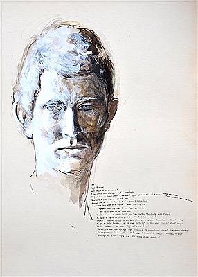 Portrait of Brett Whiteley: Me - Self Portrait