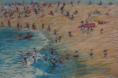 Summer Beach Scene