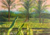 Ricefields, Bali by Sergio Sill - Auction record, sale price, and art valuation. Compare with similar artists and explore comparable artworks.