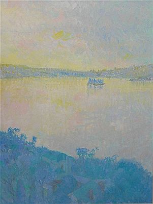 Dawn Light & Shark Island 1987