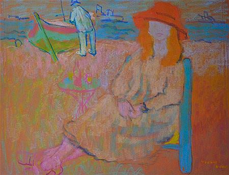 JEUNE FEMME AU CHAPEAU