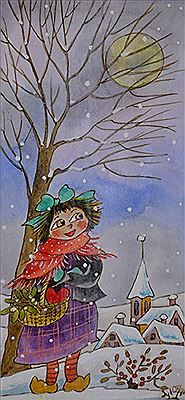 PETITE FILLE DANS LA NEIGE by Sylviane Jouenne - Auction record, sale price, and art valuation. Compare with similar artists and explore comparable artworks.
