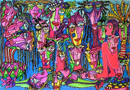 Sample artwork by Philippe Jovenet, known for painting - View similar artists and auction records