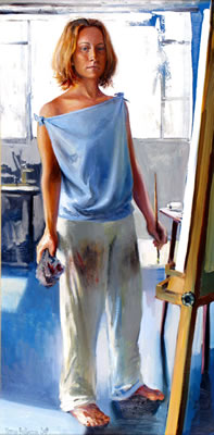 Portrait of Natasha Brilliantova: Self-portrait