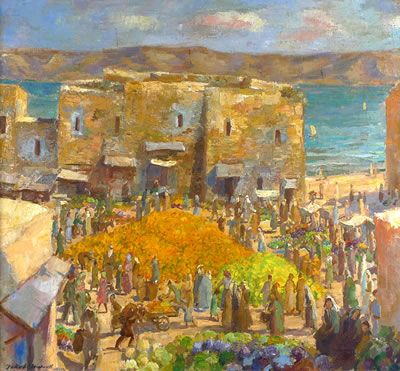 Figures in Tiberius Market