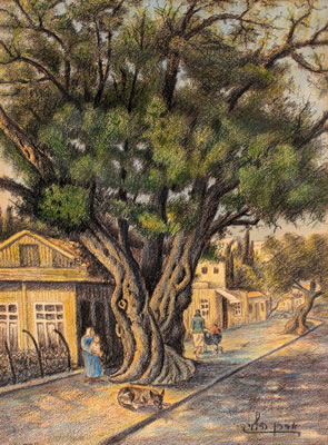 Dizengoff Street, Tel-Aviv by Aharon Halevy - Auction record, sale price, and art valuation. Compare with similar artists and explore comparable artworks.