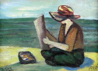 Young Girl on the Beach