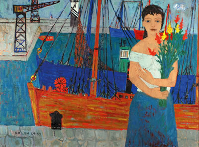 Young Woman at the Port