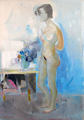 Nude with Flowers by Efraim Roitenberg - Auction record, sale price, and art valuation. Compare with similar artists and explore comparable artworks.