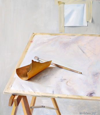 The Studio Table by Natasha Brilliantova - Auction record, sale price, and art valuation. Compare with similar artists and explore comparable artworks.