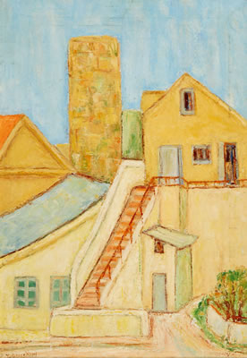Sample artwork by Yehoshua Grossbard (1902 - 1992), known for painting - View similar artists and auction records