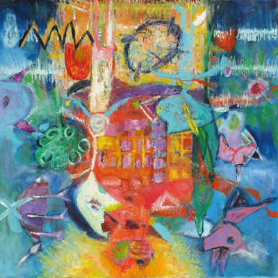 Sample artwork by Meira Ohad-Dori, known for painting - View similar artists and auction records