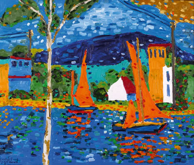 Boats in the Marina by Aharon Zigel - Auction record, sale price, and art valuation. Compare with similar artists and explore comparable artworks.