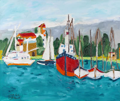 Boats by the Port by Aharon Zigel - Auction record, sale price, and art valuation. Compare with similar artists and explore comparable artworks.