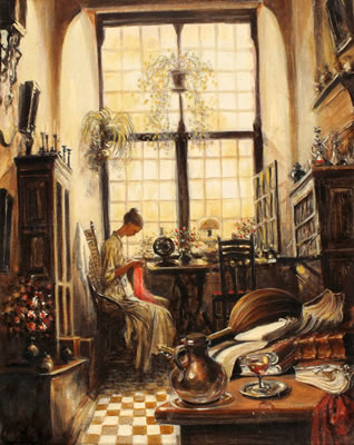 Interior with Woman
