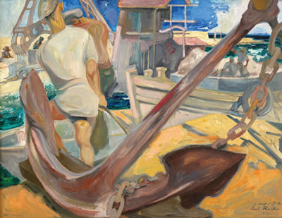 Construction Workers at the Port of Tel Aviv