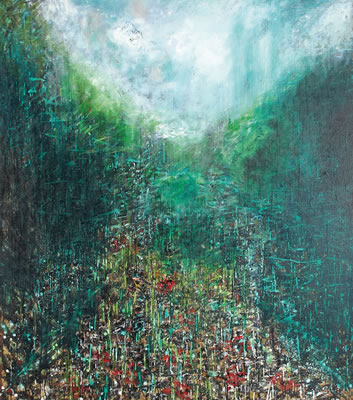 Sample artwork by Yehuda Porbuchrai (Born 1949), known for non objective and abstract painting - View similar artists and auction records