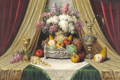 Still Life with Flowers and Fruit