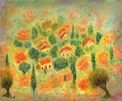 Galilee Landscape by Arie Kaplon - Auction record, sale price, and art valuation. Compare with similar artists and explore comparable artworks.