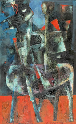 Sample artwork by Stefan Alexander (1910 - 1978), known for paintings - View similar artists and auction records