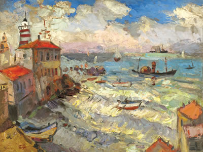 Ships at Port