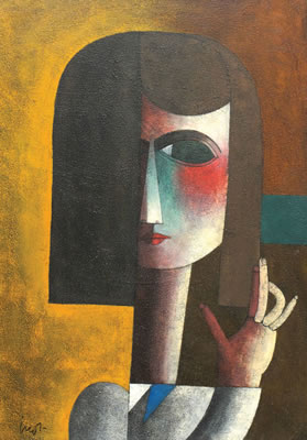 Sample artwork by Inos Corradin (Born 1929), known for painting - View similar artists and auction records
