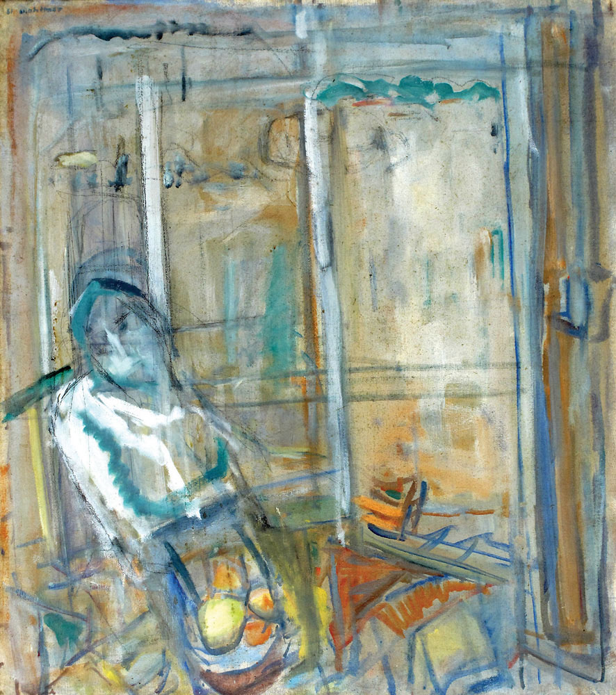 By the Window by Ury Stettner - Auction record, sale price, and art valuation. Compare with similar artists and explore comparable artworks.