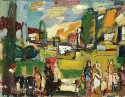 Figures in a Kibbutz