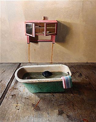 Pink cabinet