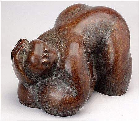 Girl Kneeling by Dahan Doron - Auction record, sale price, and art valuation. Compare with similar artists and explore comparable artworks.