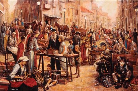 Street with Figures