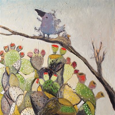 Bird and Cactus