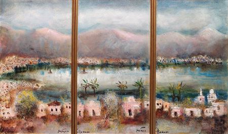 Sample artwork by Albert Goldman (1922 - 2011), known for painting - View similar artists and auction records