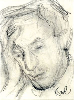Portrait of Menachem Shemi: Self-portrait