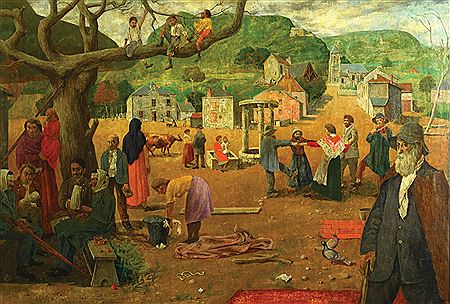 The Painter and Villagers