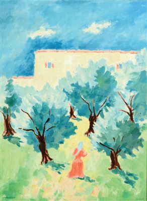 Landscape by Yehuda Wallersteiner - Auction record, sale price, and art valuation. Compare with similar artists and explore comparable artworks.