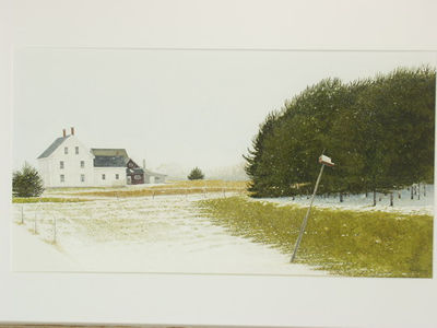 First Snow, Kinney House, St. George, Maine by Gary Akers - Auction record, sale price, and art valuation. Compare with similar artists and explore comparable artworks.