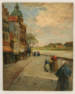 Brittany Scene with Figures